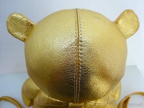 LUXUSNÝ BACKPACK " GOLD BEAR - ZIPP " | " L " Made in Italy - 9