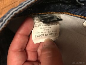 DSGUARED2 originál jeansove capri nohavice XL - 9