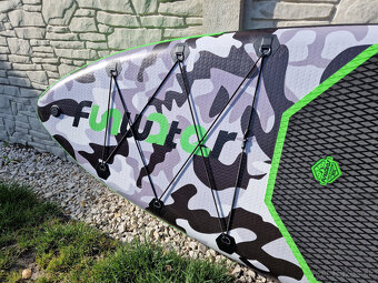 Paddleboard Funwater Green Camouflage + adaptér na kompresor - 9