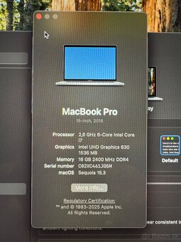 MacBook Pro 15-inch, 2018, i7, 16gb Ram, 500gb ssd - 9