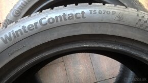 2 ks ZIMNÉ 235/45 R18 98V XL CONTINENTAL cca 6-7 mm DOT 2521 - 9