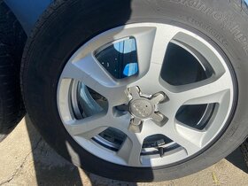 Audi Al disky 16" original + zimné pneu - 9