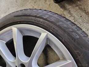 Hliníkové disky 5x120 + zimné pneu 245/45r18 - 9