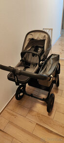 BUGABOO donkey 5 Black / Grey melange (twins) + autosedačky - 9