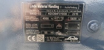 LINDE H40D-02 nový pozicionér s bočním posuvem - 9