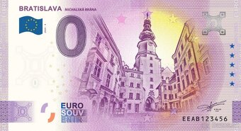 0 € / 0 euro souvenir bankovky 2024 - 9