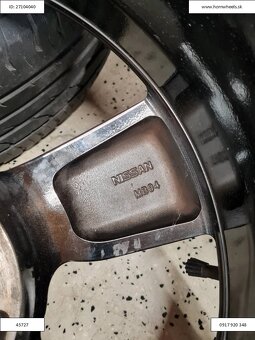 Original Nissan Qashqai Letný komplet 5x114.3 R18 1217 - 9