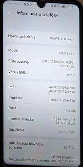 Predám Huawei P30 Lite 4GB/128GB - 9