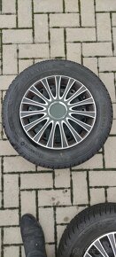 Predám 4kusi zimných kolies na skoda Fabia 185/65 R14 5x100 - 9