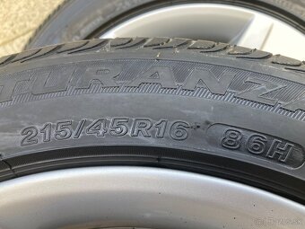 Letná sada org ŠKODA 5x100 7J ET46 215/45 R16 - 9