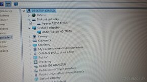 15palcový HP notebook - nový SSD, škaredší 15palcový - 9