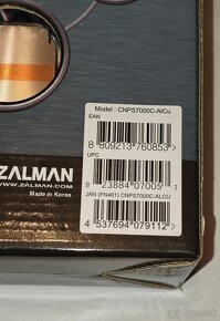 Nový ZALMAN Chladič CNPS7000C-AlCu na CPU hlin.-meď. - 9