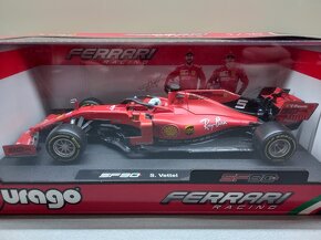 7x F1 FERRARI LECLERC VETTEL SAINZ BURAGO 1:18 - 9