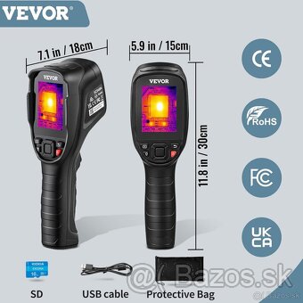 Termokamera VEVOR Thermal Imaging Camera SC240M - nová - 9