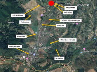 Detva – 1.600 m2 Rekreačný pozemok na PREDAJ - 9