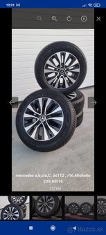 Kolesá Mercedes 5x112 r16 - 9