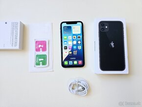 APPLE IPHONE 11 BLACK 64GB Baterka 100% - 9