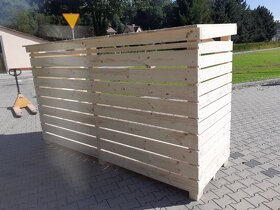 Masívny drevník 3 X 1 X 1,8 M s dovozom ČR aj SR - 9