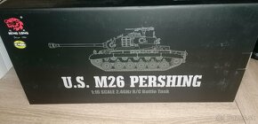 U.S. M26 Pershing, RC tank, 1:16, kovové pásy a převody - 9