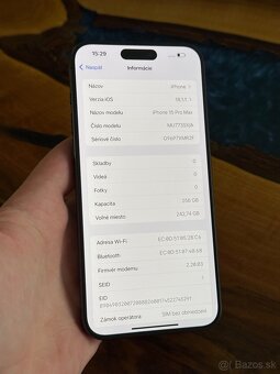 iPhone 15 Pro Max 256gb 90% bateria originalny stav - 9