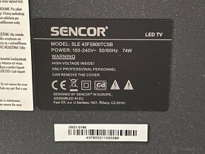 Sencor SLE 43FS800TCSB FHD Smart 109cm - 9