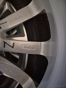 Zimné pneu 215/55 R17 a hliníkové disky MAK Wolf 7x17, 5x100 - 9