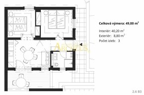 3-izbový apartmán v Chorvátsku, okolie Zadaru - 9