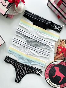 Victoria’s Secret PINK tanga nohavičky S - 9