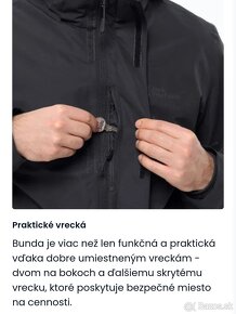 Predám pánsky kabát Jack wolfskin 3v1 - 9