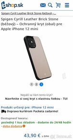 Kryt na iphone 12 Spigen Brick collection - 9