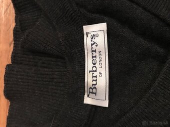 BURBERRY originál prava vlna pánska vesticka L/XL - 9