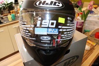 HJC I90 v matnej ciernej 2XL - 9