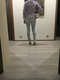 Značková fialová dámska košeľa Camicie S - 9