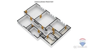 Kancelárske priestory v centre mesta 115 m2 na prenájom - 9