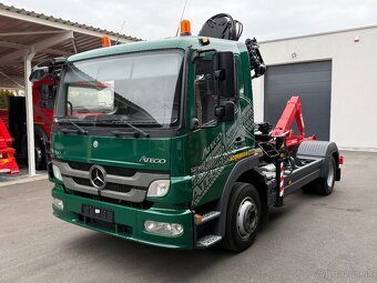 MERCEDES-BENZ ATEGO 1218 HÁKOVÝ NOSIČ HYDRAULICKÁ RUKA HIAB - 9