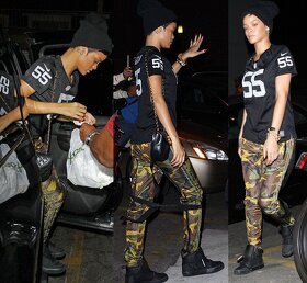 Adidas x Jeremy Scott camo pants - 9