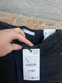 Nové skinny rifle Zara s visačkou - 9