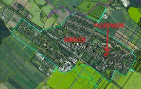 Lacný stavebný pozemok - Gbelce - 465m2 - 9