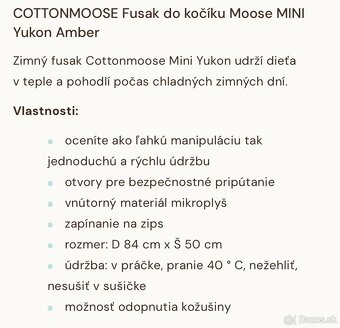 Zimný Fusak a rukavice set Cotton Moose - 9