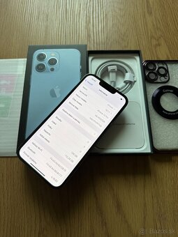 iPhone 13 Pro 128 gb Sierra Blue v záruke + príslušenstvo - 9