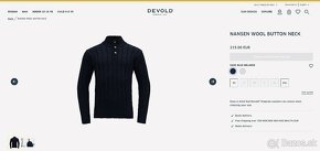 Merino sveter Devold Nansen Button Neck Men - 9