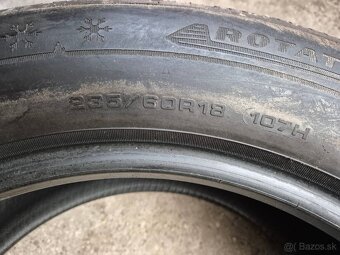 235/60 r18 zimné 4 ks DUNLOP dezén 6,8 - 6,2 mm - 9