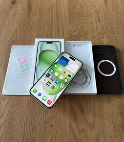 iPhone 15 Plus 128 gb Green - komplet príslušenstvo, záruka - 9