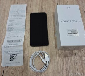 Honor 70 lite 4/128GB black, záruka - 9