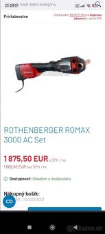 Aku.Lisovačky Rothenberger ROMAX 3000 - 9