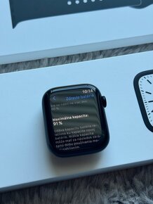 Predám Apple Watch 7.gen 45mm Midnight - 9