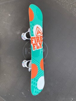 Predám detský snowboard s viazaním Firefly Jolli 135cm vo ve - 9