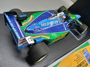 F1 BENETTON FORD B194 VÍTĚZ AUSTRÁLIE 1994 SCHUMACHER 1:18 - 9