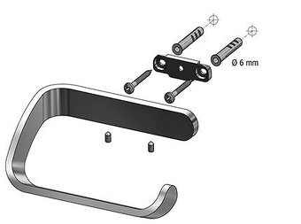 Držiak toaletného papiera na WC - 9
