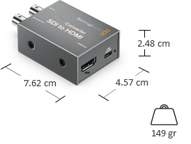 Micro Converter - HDMI to SDI -  Blackmagic Design - 9